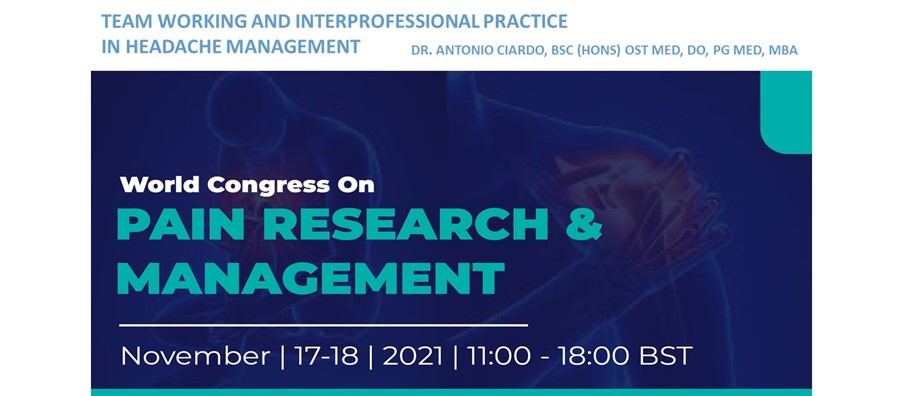 El Coalesce Research Group organizó el World Congress on Pain Research & Management